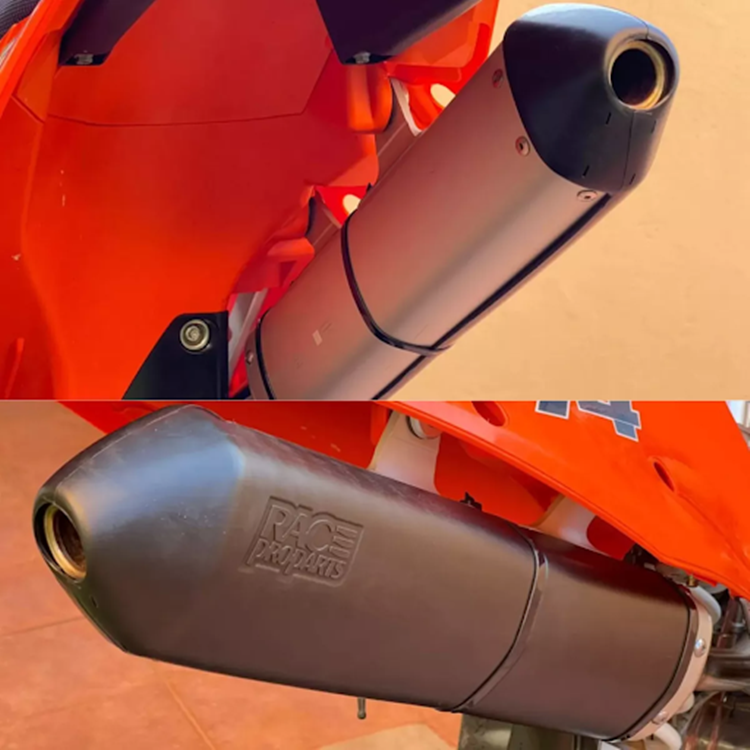 PROTECTOR SILENCIOSO KTM 2T NEGRO